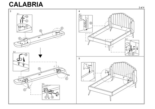 Pat Calabria Velvet 160x200 Gri/Auriu Tapiterie Bluvel 14