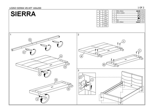 Pat Sierra Velvet 160x200 Bej/Stejar