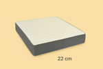 Saltea Cocos Pocket 7 Zone - 22 cm grosime cu banda de aerisire 3D