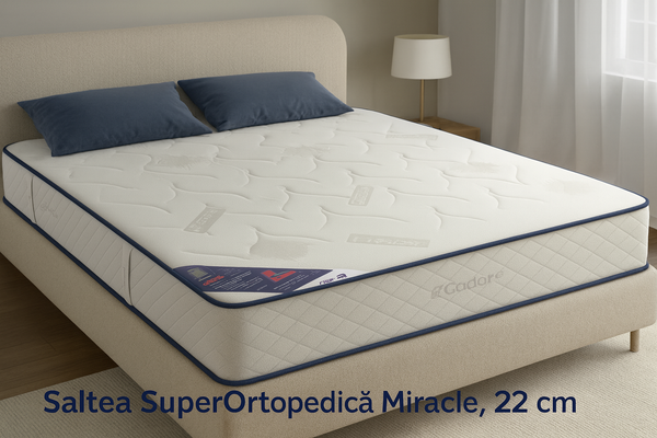 kiruakirua　0825 Saltea SuperOrtopedica Miracle, 22 cm - Cadar Sleep