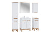 Comad Dulap baie cu 1 usa si 1 sertar, Bali White, l35xA33xH86 cm