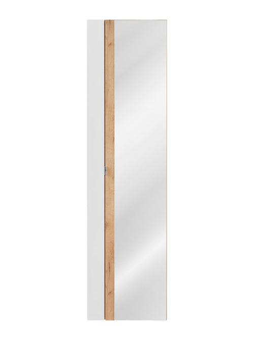 Comad Dulap baie inalt cu 1 usa si oglinda, Capri White, l45xA33xH170 cm