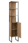Comad Dulap baie inalt cu 1 usa si rafturi, Brooklin, l35xA33xH185 cm