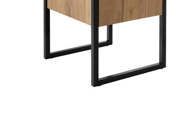 Comad Dulap baie inalt cu 1 usa si rafturi, Brooklin, l35xA33xH185 cm