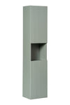 Dulap baie inalt cu 2 usi, Line Verde, l30xA25xH140 cm