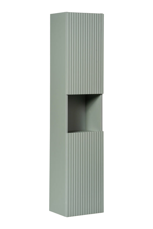 Dulap baie inalt cu 2 usi, Line Verde, l30xA25xH140 cm