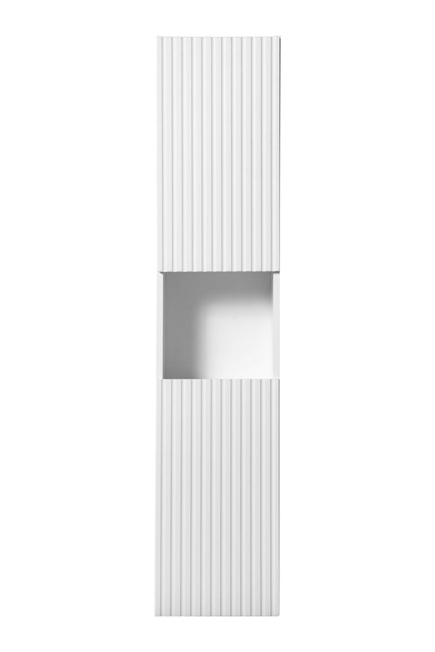 Dulap baie inalt cu 2 usi, Nova Alb, l30xA25xH140 cm (1)