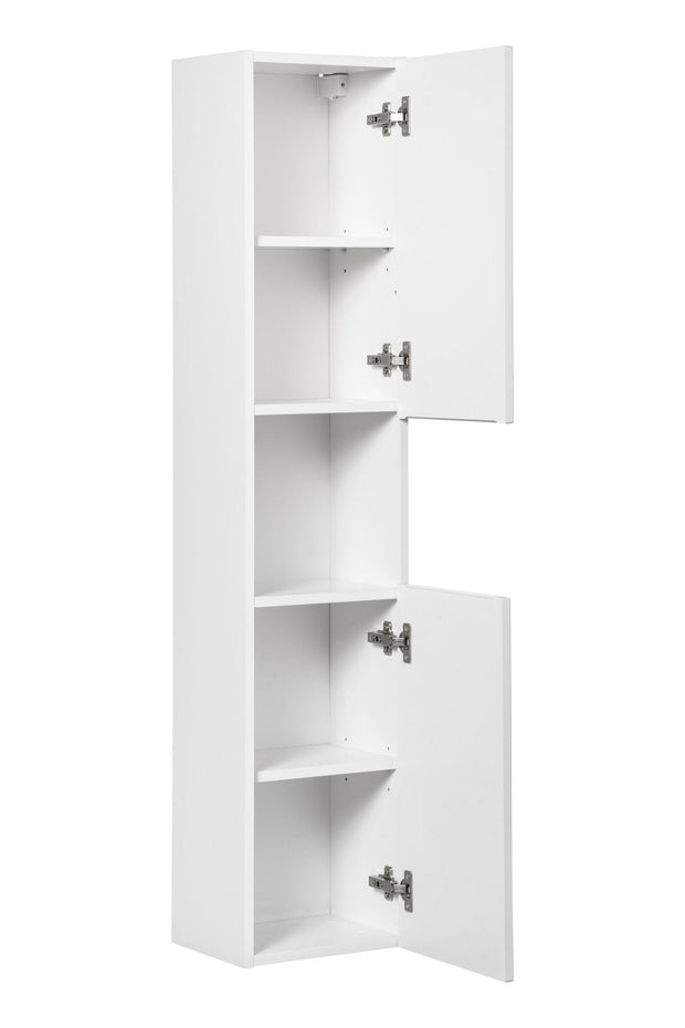Dulap baie inalt cu 2 usi, Nova Alb, l30xA25xH140 cm (2)