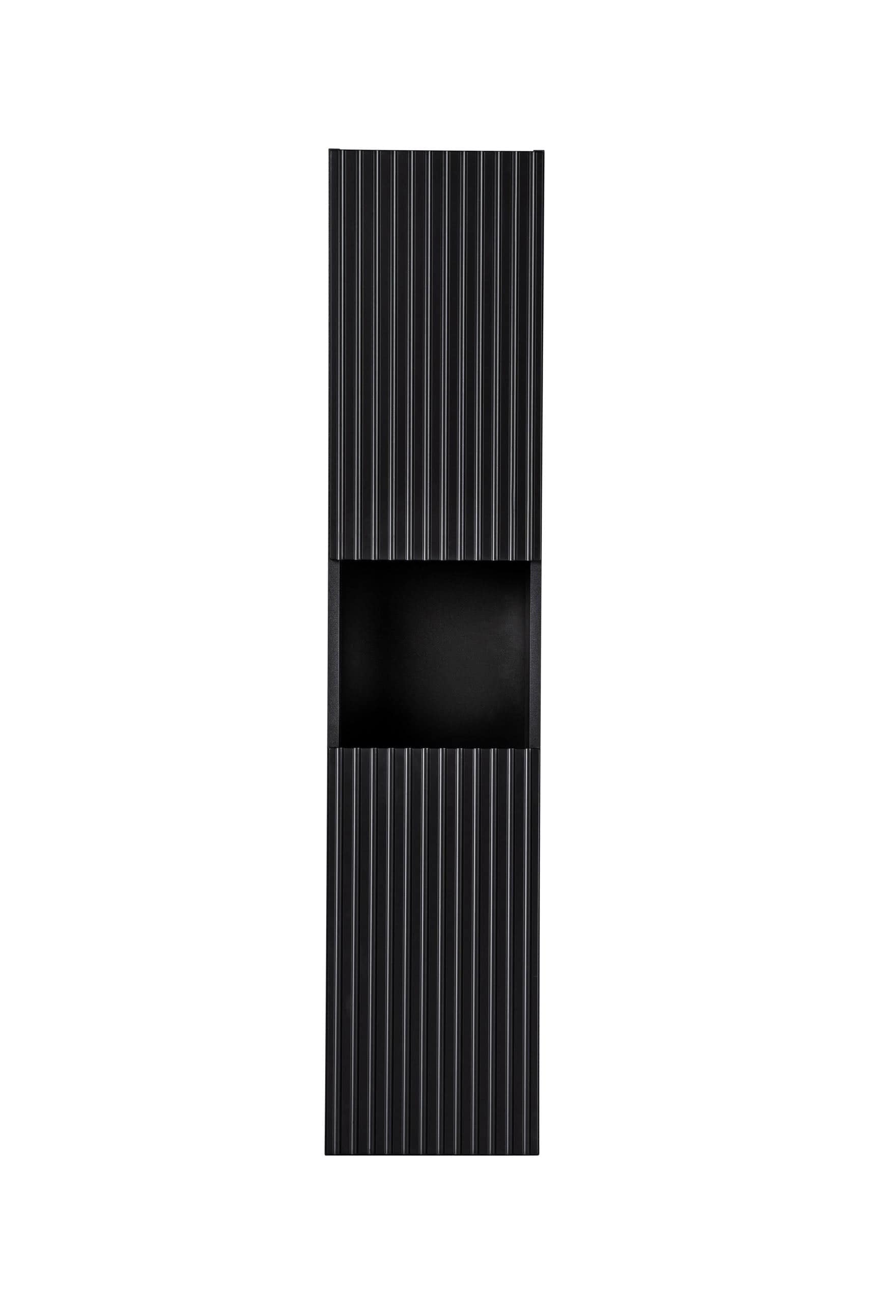 Dulap baie inalt cu 2 usi, Nova Negru, l30xA25xH140 cm (1)