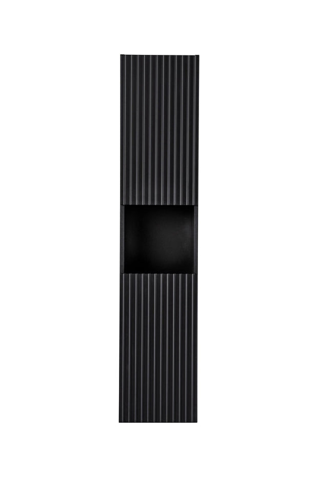 Dulap baie inalt cu 2 usi, Nova Negru, l30xA25xH140 cm (1)