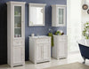 Comad Dulap baie inalt cu vitrina 2 usi si 1 sertar, Palace Andersen, l49xA43xH190 cm