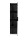 Comad Dulap baie inalt suspendat, din pal si MDF, cu 1 usa, Adel Alb, l35xA25xH140 cm