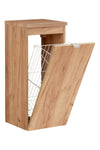 Dulap baie suspendat cu 1 usa, Capri Oak, l35xA35xH80 cm (2)