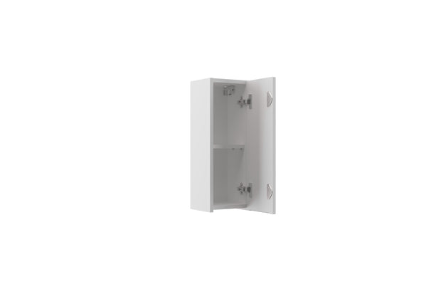 Dulap baie suspendat cu 1 usa, Nova Alb, l20xA18,9xH57 cm (2)