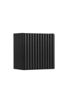 Dulap baie suspendat cu 1 usa, Nova Negru, l30xA18,9xH30 cm