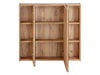 Comad Dulap baie suspendat cu 3 usi si oglinda, Capri Oak, l80xA16xH75 cm
