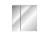 Comad Dulap baie suspendat cu oglinda, din pal, 2 usi, Leonardo Small Alb, l60xA16,8xH65 cm