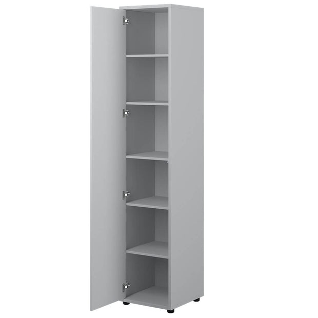 Lenart Dulap din pal cu 1 usa, BC21 Gri Mat, l45xA46xH218 cm