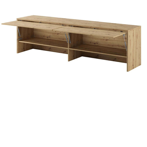 Dulap suspendat cu 2 usi, din pal, BC09 Small Horizontal Stejar Artisan, l211xA46xH60 cm (1)