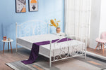 Halmar 200 x 120 cm Pat din metal Panamera Alb, 200 x 120 cm