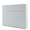 Lenart Pat rabatabil pe perete, cu mecanism pneumatic si somiera inclusa, Bed Concept Horizontal Gri Mat, 200 x 160 cm