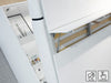 Lenart Pat rabatabil pe perete, cu mecanism pneumatic si somiera inclusa, Bed Concept Vertical Alb Lucios, 200 x 140 cm