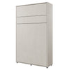 Lenart Pat rabatabil pe perete, cu mecanism pneumatic si somiera inclusa, pentru copii si tineret, Concept Junior Vertical Gri, 200 x 120 cm