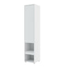Pat rabatabil pe perete, cu mecanism pneumatic, somiera si 2 dulapuri BC07, Bed Concept Vertical Alb Mat, 200 x 180 cm, l281xA46xH218 cm (5)