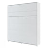 Pat rabatabil pe perete, cu mecanism pneumatic, somiera si 2 dulapuri BC07, Bed Concept Vertical Alb Mat, 200 x 180 cm, l281xA46xH218 cm (1)
