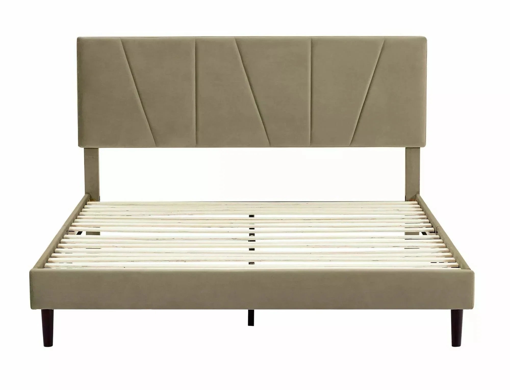 Signal 200 x 160 cm Pat tapitat cu stofa, Savana Velvet Bej