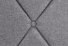 Halmar 200 x 160 cm Pat tapitat cu stofa si 4 sertare Bretania Gri