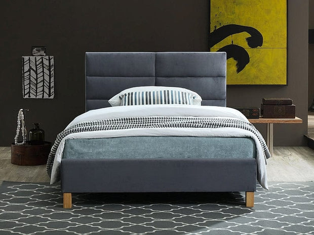 Pat tapitat cu stofa, Sibley Velvet Gri (1) & SMP-PAT-SIERRA-VELVET-GREY