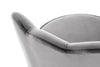Halmar Scaun de bar tapitat cu stofa si picioare metalice, Hoku-106 Velvet Gri / Negru / Auriu, l58xA58xH96 cm