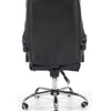 Scaun de birou directorial, tapitat cu piele ecologica Alvilde Negru, l66xA70xH118-125 cm (7)