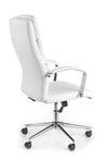 Scaun de birou directorial tapitat cu piele ecologica Auryon White, l65xA67xH110-120 cm (1)