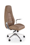 Scaun de birou directorial tapitat cu piele ecologica, Darwin Cappuccino, l66xA70xH120-126 cm (6)