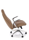 Scaun de birou directorial tapitat cu piele ecologica, Darwin Cappuccino, l66xA70xH120-126 cm (7)