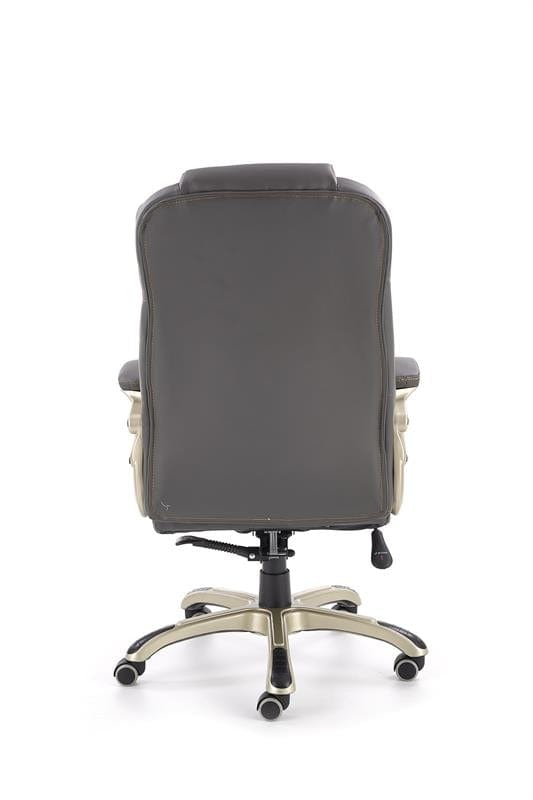 Scaun de birou directorial, tapitat cu piele ecologica Derron Gri, l67xA70xH112-119 cm (5)