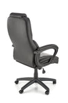 Scaun de birou directorial tapitat cu piele ecologica, Gandalf Negru / Gri, l65xA73xH113-120 cm (5)