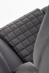 Scaun de birou directorial tapitat cu piele ecologica, King Negru, l67xA76xH116-124 cm (3)
