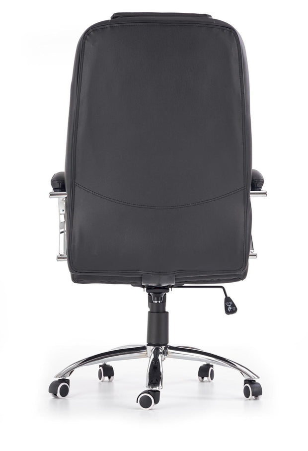 Scaun de birou directorial tapitat cu piele ecologica, King Negru, l67xA76xH116-124 cm (6)