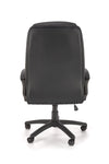Scaun de birou directorial tapitat cu piele ecologica, Mario Negru, l67xA75xH114-124 cm (1)