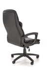 Scaun de birou directorial tapitat cu piele ecologica, Mario Negru, l67xA75xH114-124 cm (4)