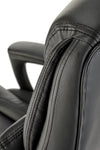 Scaun de birou directorial tapitat cu piele ecologica, Mario Negru, l67xA75xH114-124 cm (7)