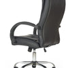 Scaun de birou directorial, tapitat cu piele ecologica Rowan Negru, l64xA75xH110-118 cm (3)
