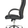 Scaun de birou directorial, tapitat cu piele ecologica Rowan Negru, l64xA75xH110-118 cm (4)
