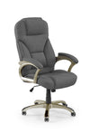 Scaun de birou directorial, tapitat cu stofa Derron 2 Gri Inchis, l67xA70xH112-119 cm