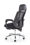 Scaun de birou directorial tapitat cu stofa Freed Negru / Gri, l61xA60xH116-123 cm (3)