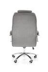 Scaun de birou directorial tapitat cu stofa, King 2 Velvet Gri, l67xA76xH116-124 cm (2)