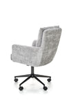 Halmar Scaun de birou ergonomic tapitat cu stofa, Florante Gri Deschis / Negru, l59xA70xH92-102 cm